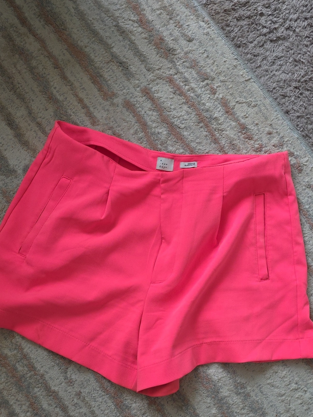a new day Bright Pink Tailored Women's Shorts 16